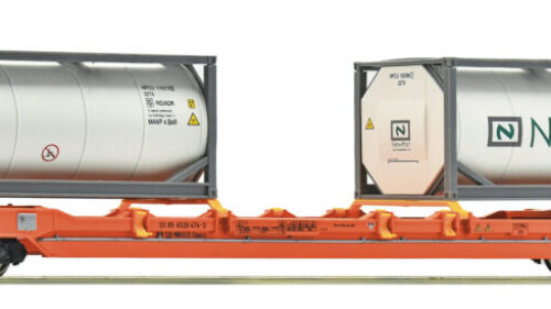 Roco 6600275 Taschenwg. T5 Wascosa + NewPort Tankcontainer