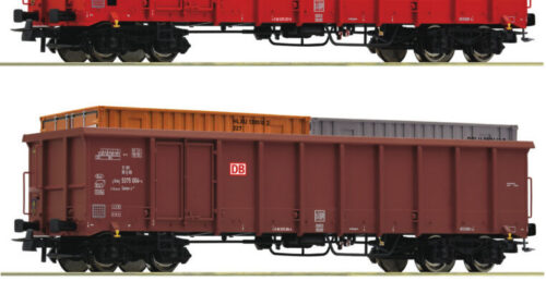 Roco 6600291 3er Set Eanos DB-AG + Container