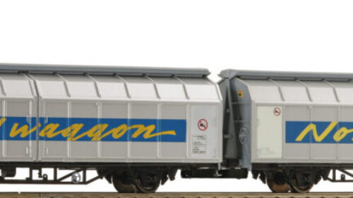 Roco 6600311 Schiebewandwagen-Doppeleinheit Nordwaggon
