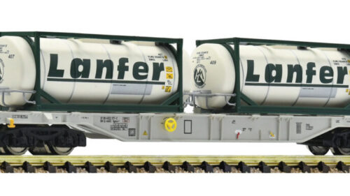 Fleischmann 6660088 Containertragwagen Sgnss AAE+Lanfer Container