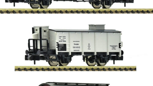 Fleischmann 6660148 3er Set gedeckte Güterwagen DRB