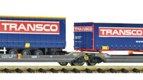 Fleischmann 6660151 Doppeltaschenwagen T3000e Hupac+Transco