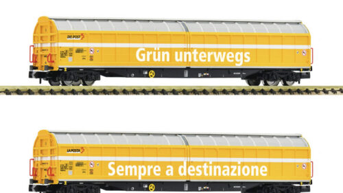 Fleischmann 6660155 2er Set Schiebewandwagen CH Post