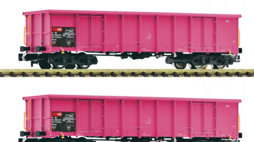 Fleischmann 6660163 2er Set offene Güterwagen Eanos SBB