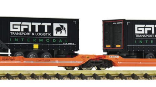 Fleischmann 6660165 Doppeltaschenwagen T3000e Wacosa+Gatt