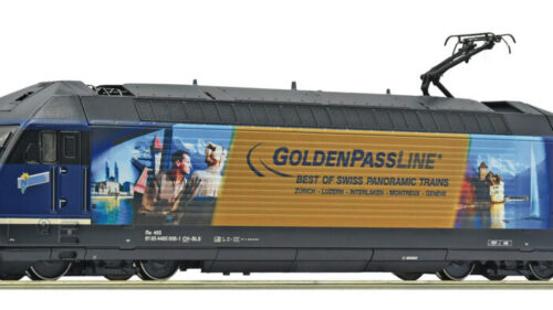 Roco 7510172 E-Lok Re 465 Goldenpass BLS DC-Snd