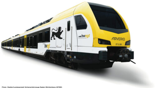 Roco 7700033 E-Triebzug FLIRT 3 5-tlg. GoAhead BW DC