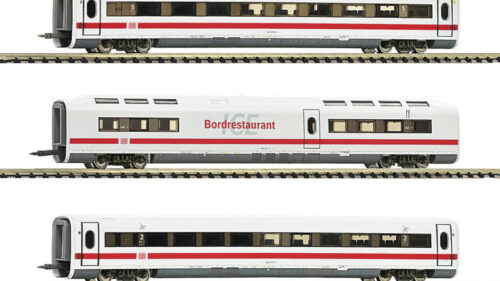 Fleischmann 7760014 3er Set Ergänzungswagen ICE 1 DB-AG