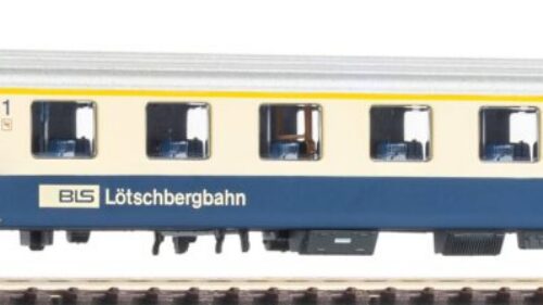 PIKO 94386 N-Personenwg. EW I, 1. Kl. mit Wortmarke und Außenschwingtüren BLS V
