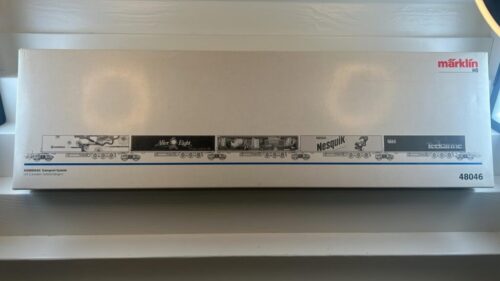 Märklin 48046 KOMBIRAIL Transport System mit 5 Sattelaufliegern