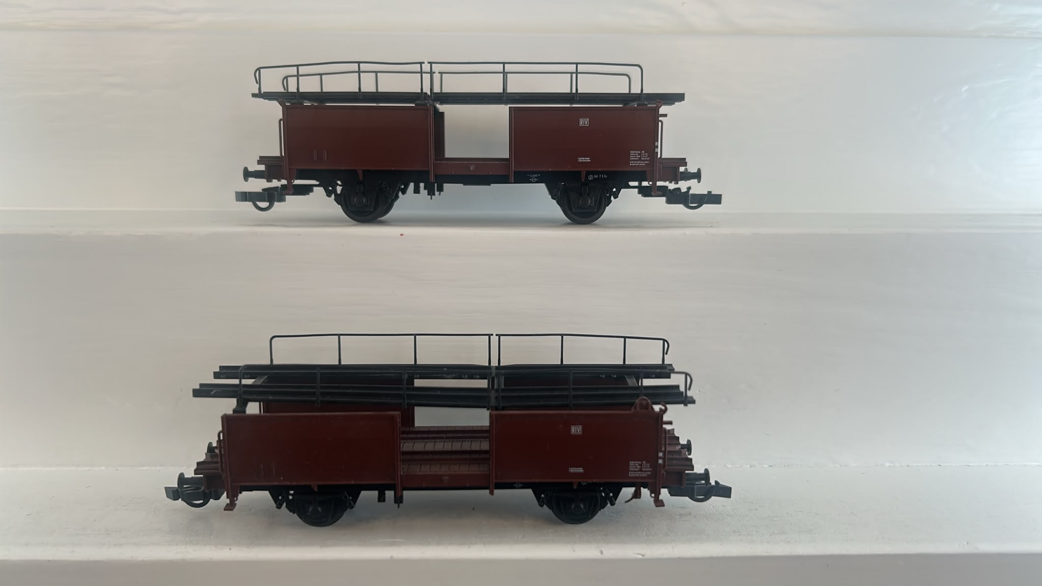 2x Klein Modellbahn 3521 DB Autotransporter