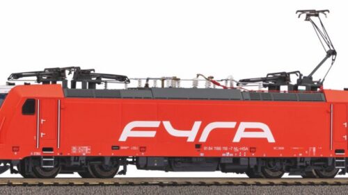PIKO 21625 E-Lok/Sound BR 186 Fyra V + 8pol. Dec.