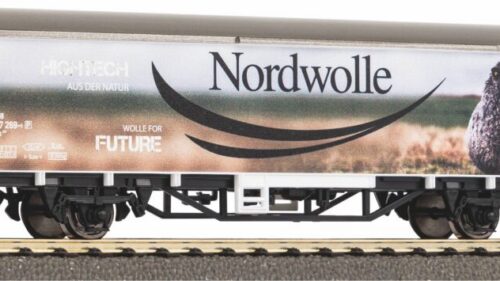 PIKO 27705 Ged. Güterwg. Starke Marken Nordwolle DB AG VI