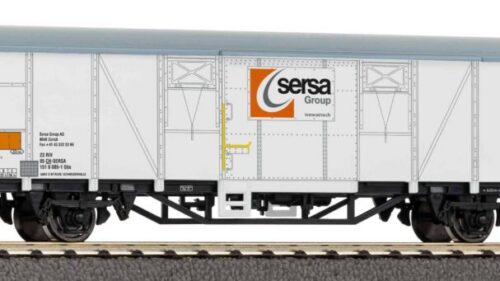 PIKO 27721 Ged. Güterwg. Sersa Group SBB VI