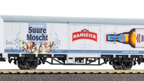 PIKO 27746 Ged. Güterwg. Starke Marken Ramseier BLS VI