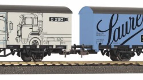 PIKO 27747 2er Set Ged. Güterwg. Starke Marken Saurer SBB V
