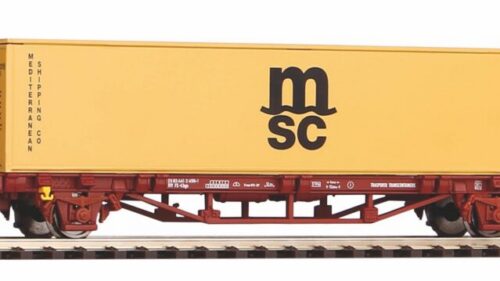 PIKO 27751 Containertragwg. 1x 40'' MSC Container FS VI