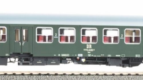 PIKO 28000 Halberstädter Mitteleinstiegswg. grün 2. Kl. gr. Dach DR IV