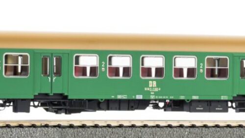 PIKO 28002 Halberstädter Mitteleinstiegswg. grün 2. Kl. br. Dach DR IV