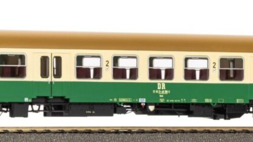 PIKO 28005 Halberstädter Mitteleinstiegswg. beige-grün 2. Kl. br. Dach DR IV, andere Nr.