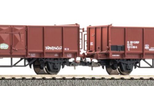 PIKO 28327 2er Set Off. Güterwg. mit Graffiti FS V