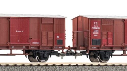 PIKO 28328 2er Set Ged. Güterwg. FS III