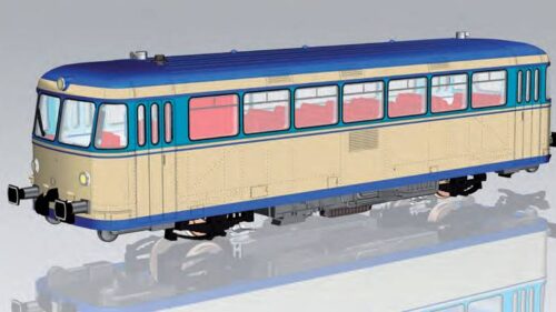 PIKO 37310 G-Schienenbus VT 98 weiß PEG V