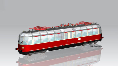 PIKO 37332 G-Elektrotriebzug/Sound ET91 Gläserner Zug rot DB III