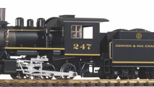 PIKO 38239 G-US Dampflok mit Tender Mini-Mogul D&RGW