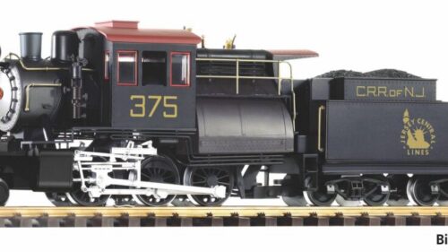 PIKO 38280 G-US Dampflok mit Tender "Camelback" CNJ R/C, inkl. PIKO Sound-Decoder