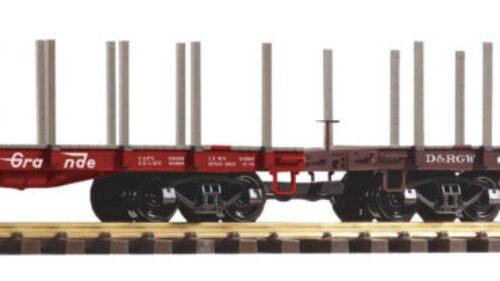 PIKO 38797 G-Flachwg. 2er Set D&RGW mit Rungen