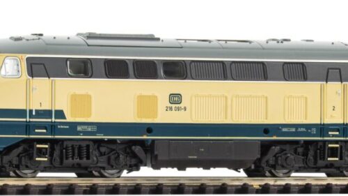 PIKO 40533 N-Diesellok/Sound BR 216 blau beige DB IV + Next18 Dec.