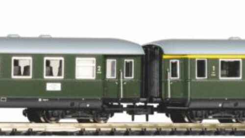 PIKO 40621 N-2er Set Schürzeneilzugwg. 2. Kl. und 1./2. Kl. DB IV