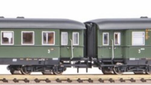 PIKO 40623 N-2er Set Schürzeneilzugwg. 2./3. Kl. und 3. Kl. DRB II