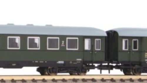 PIKO 40628 N-2er Set Schürzeneilzugwg. 1./2. Kl. + 2. Kl. DR III