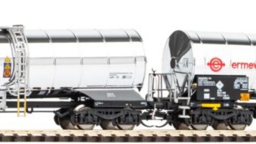 PIKO 47683 TT-2tlg. Set Chemiekesselwg. Ermewa VI