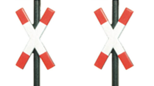 Viessmann 5058 H0 Andreaskreuze, 2 St.