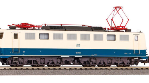 PIKO 51652 E-Lok/Sound BR 150 DB beigeblau IV + PluX22 Dec.
