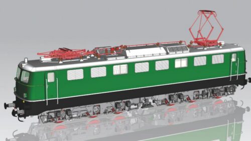 PIKO 51654 E-Lok BR E 50 DB III + DSS PluX22