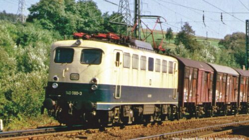PIKO 51909 E-Lok 140 beigeblau DB IV + DSS PluX22
