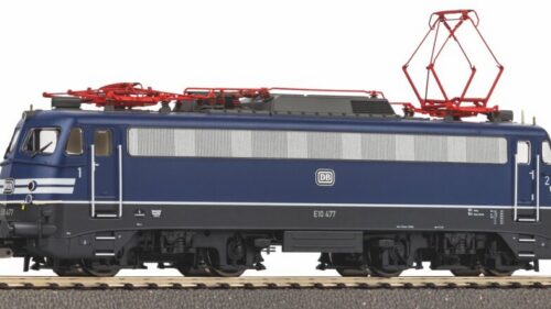 PIKO 51969 E-Lok/Sound E 10 477 m. Warnstreifen DB III + PluX22 Dec.