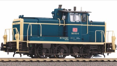 PIKO 52834 ~Diesellok/Sound BR 360 DB AG blaubeige V + PluX22 Dec.