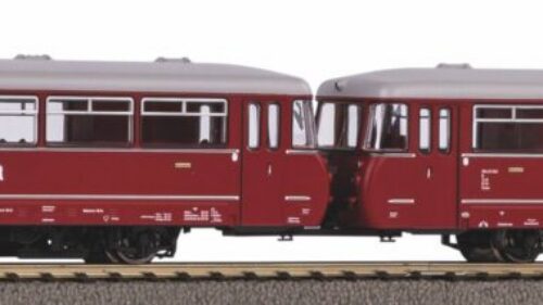 PIKO 52890 Dieseltriebwg. VT 2.09 Panorama + VB DR III + DSS PluX22