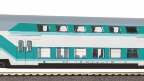 PIKO 53119 Doppelstocksitzwg. DBuz 747.3 mintgrün DR IV, andere Nummer