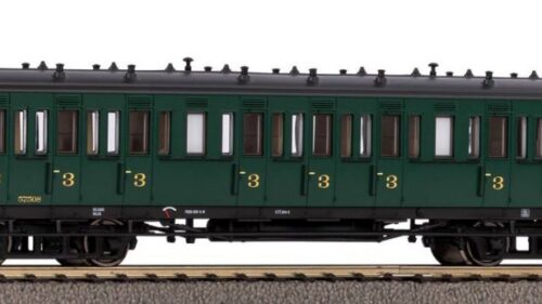 PIKO 53334 Abteilwg. 3. Kl. SNCB III m. Bhs.