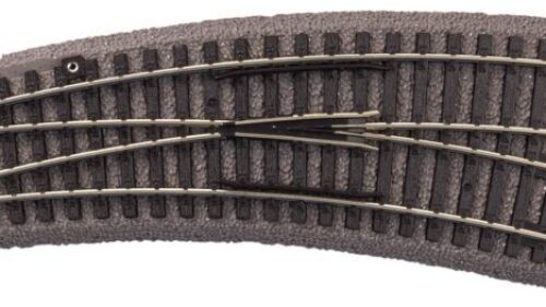 PIKO 55423 Gleis m. Bett. Weiche-Bogen BWR