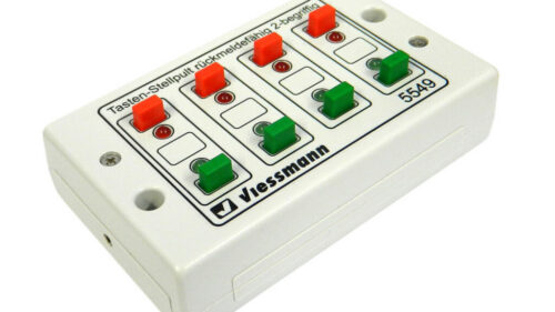 Viessmann 5549 Uni.Tasten-Stellpult,rueckm.
