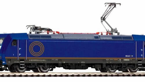 PIKO 57871 ~Elektrolok BR 185 blau Beacon VI + 8pol. Dec.