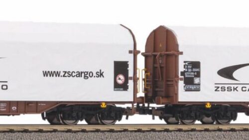 PIKO 58258 2er Set Schiebeplanenwg ZSSK VI