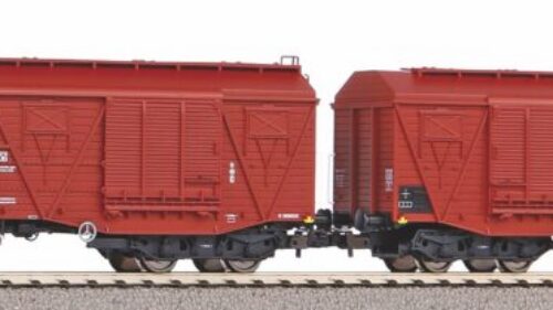 PIKO 58259 2er Set Großraumgüterwg. 401Ka Gags, PKP Ep. V